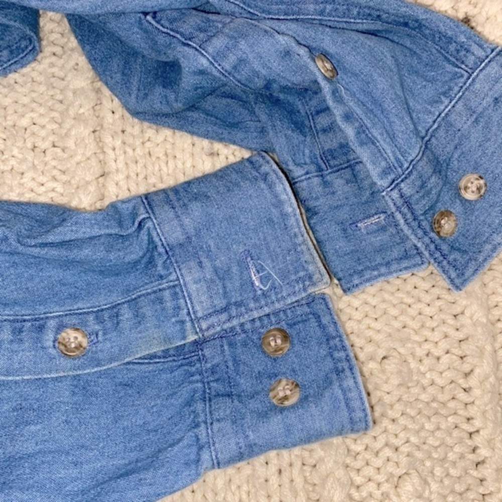 Big Yank blue button down shirt size large - Picture 6 of 6